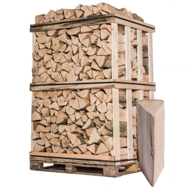45 cm – 3 Ster Brennholz – Buche/Eiche – Palette 2 m³