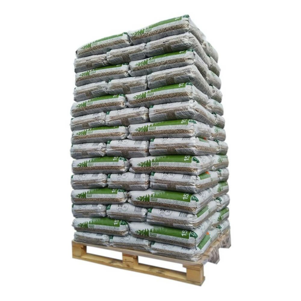 Bosque Verde Pellet – Palette mit 70 Säcken à 15 kg