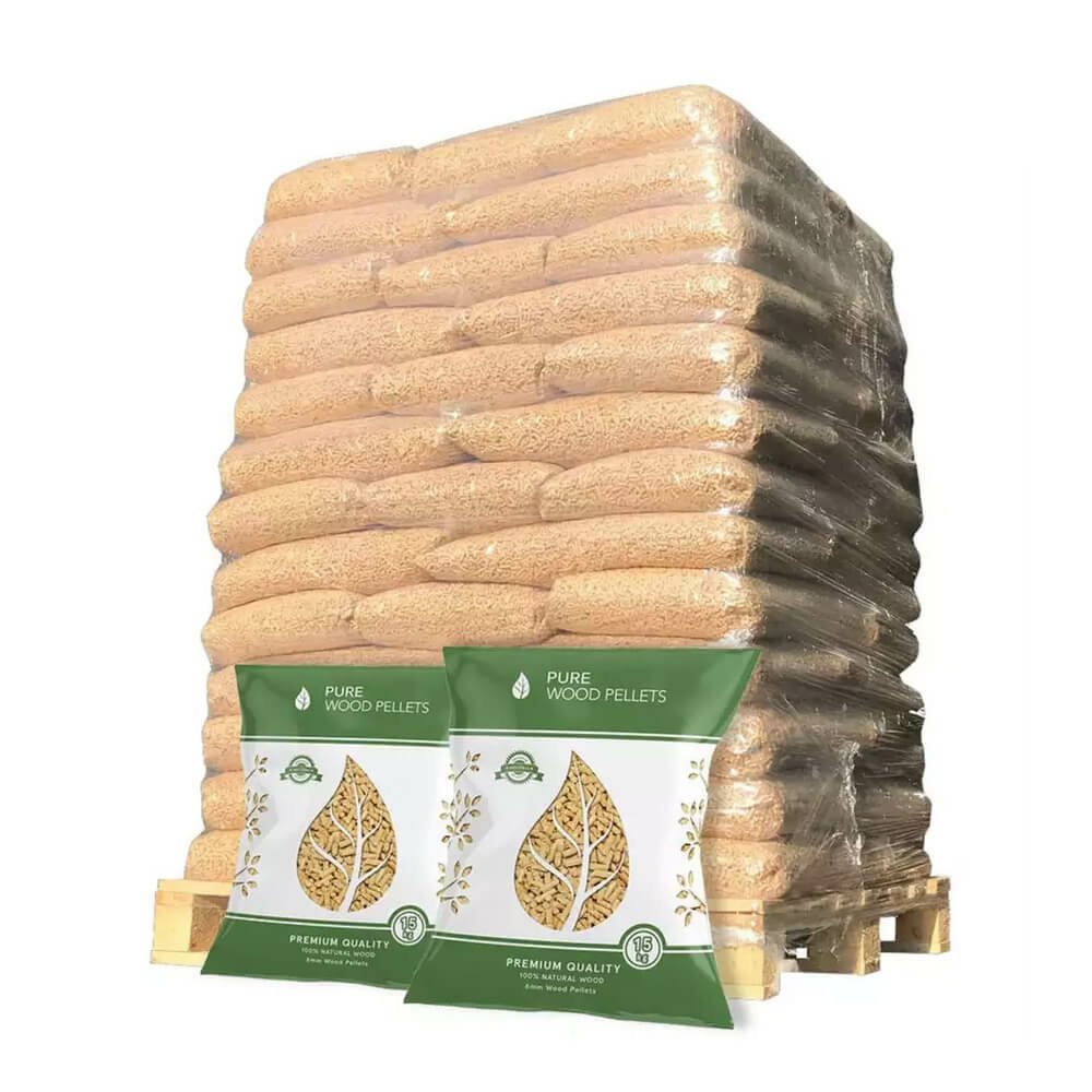 Buchenholzpellets, 60 Säcke à 15 kg