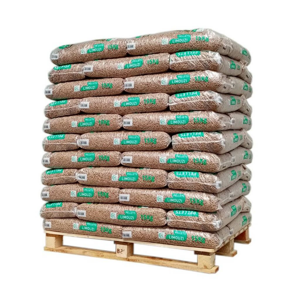 Limouzi Pellet – Palette mit 66 Säcken à 15 kg