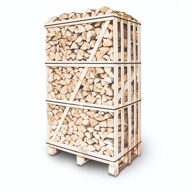 1,8 m³ Brennholz in Gitterbox — Olive, luftgetrocknet