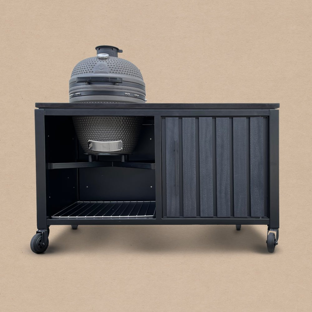 BESTCHARCOAL® Luxuos Aussenküche – Fraké-Hartholz