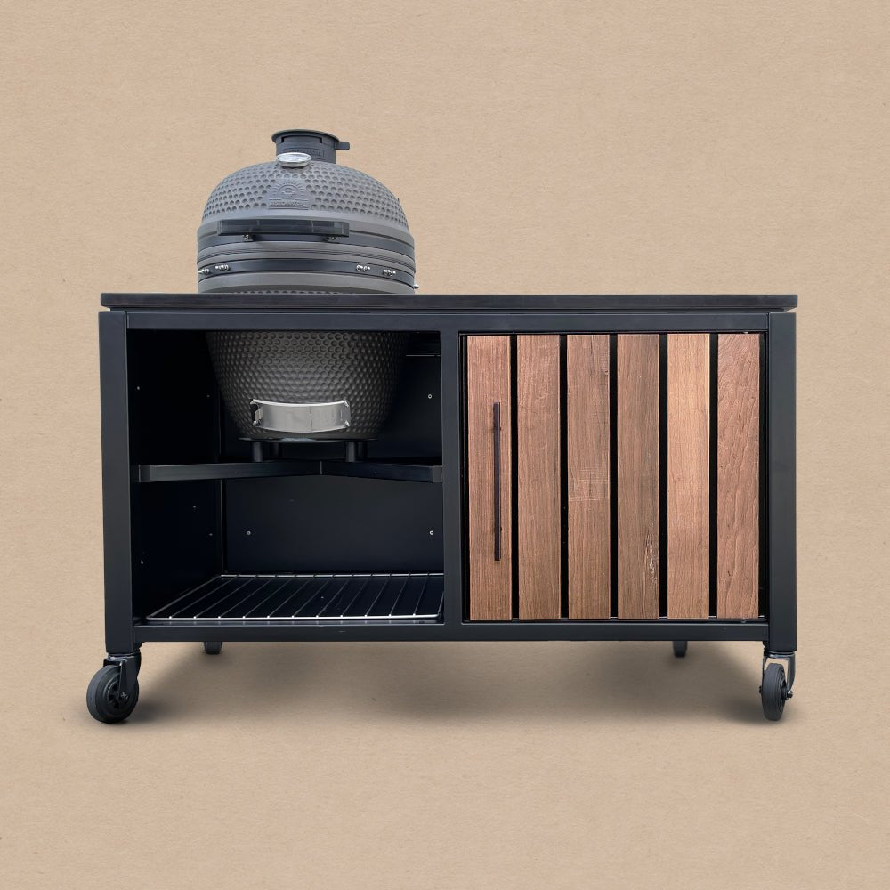 BESTCHARCOAL® Luxuos Aussenküche – Shou-Sugi-Ban-Holz