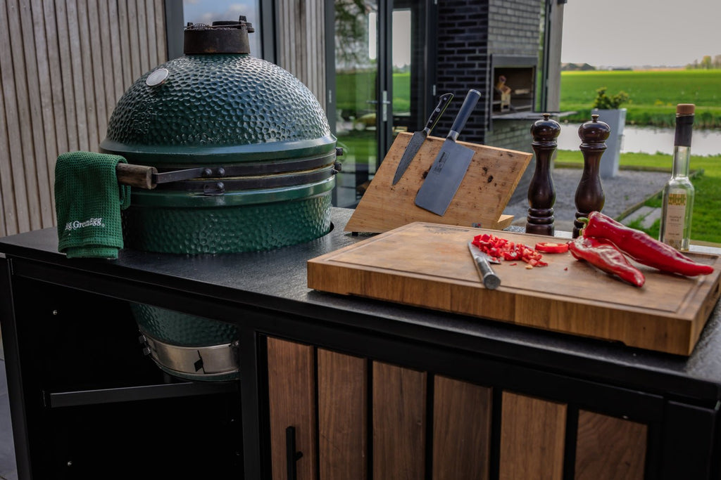 BESTCHARCOAL® Luxuos Aussenküche – Fraké-Hartholz