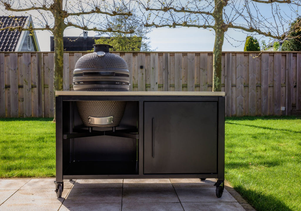 BESTCHARCOAL® Luxuos Aussenküche – Shou-Sugi-Ban-Holz