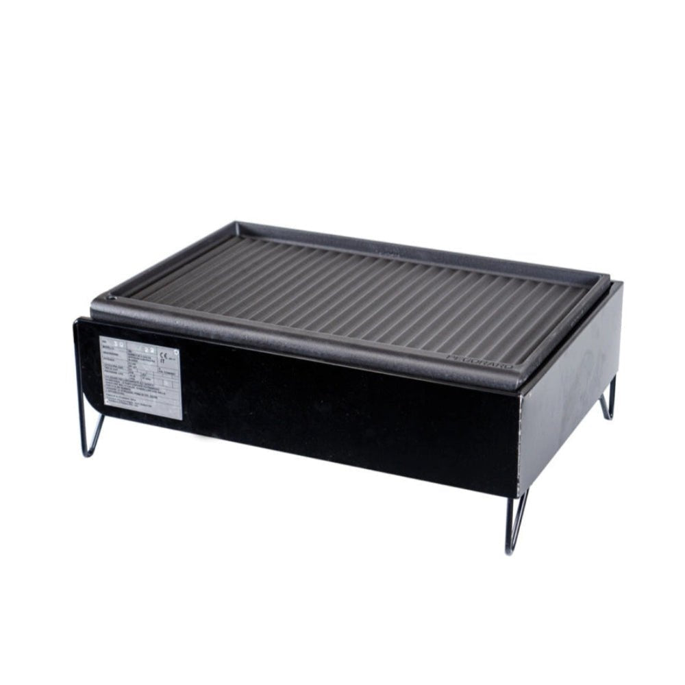 Tisch-Gasgrill aus Gusseisen - 60x40 cm