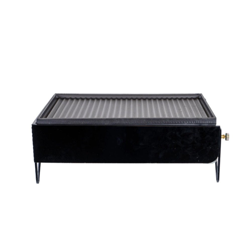 Tisch-Gasgrill aus Gusseisen - 60x40 cm