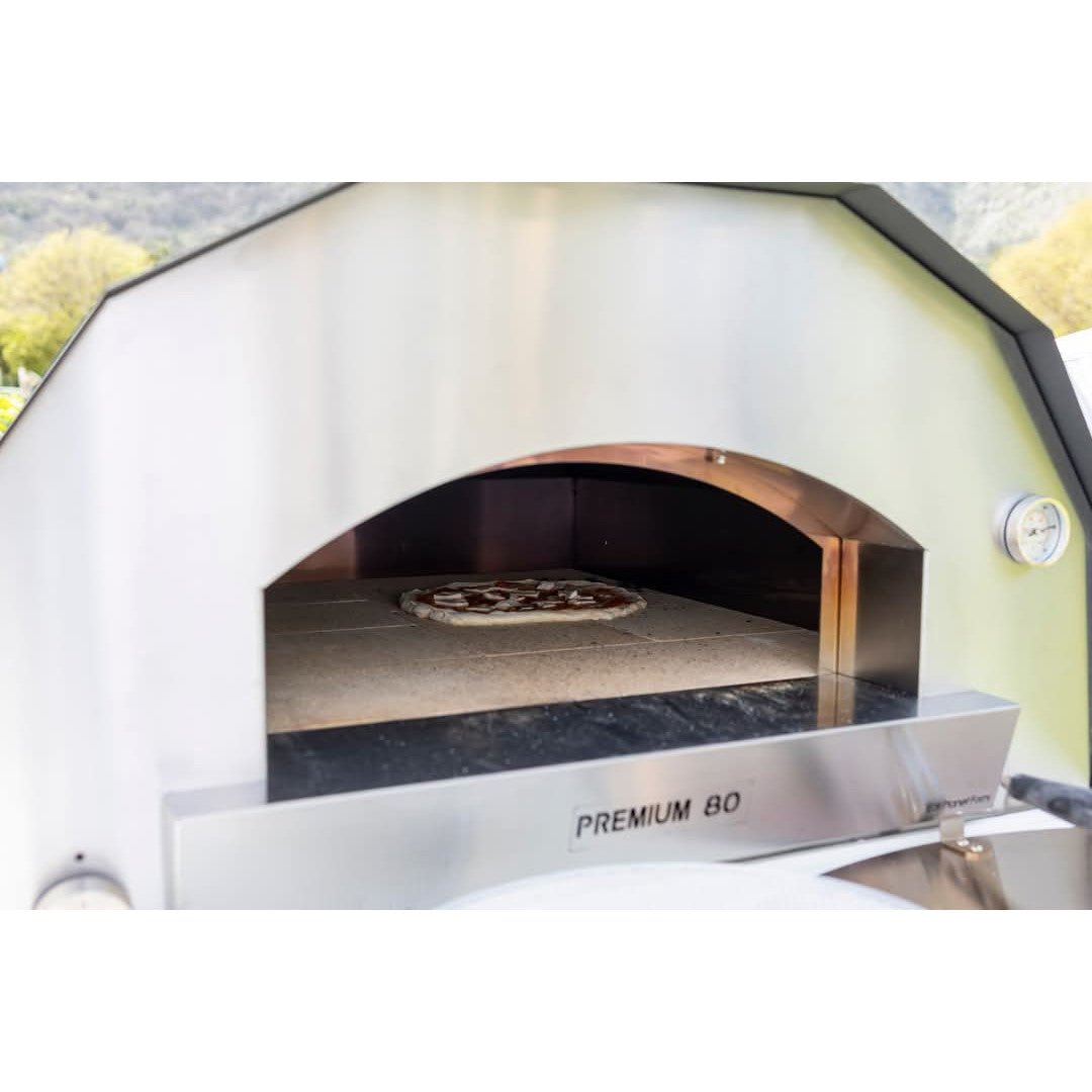 Edil Planet Forni® VULCANO Holz- und Gaspizzaofen für 5 Pizzen