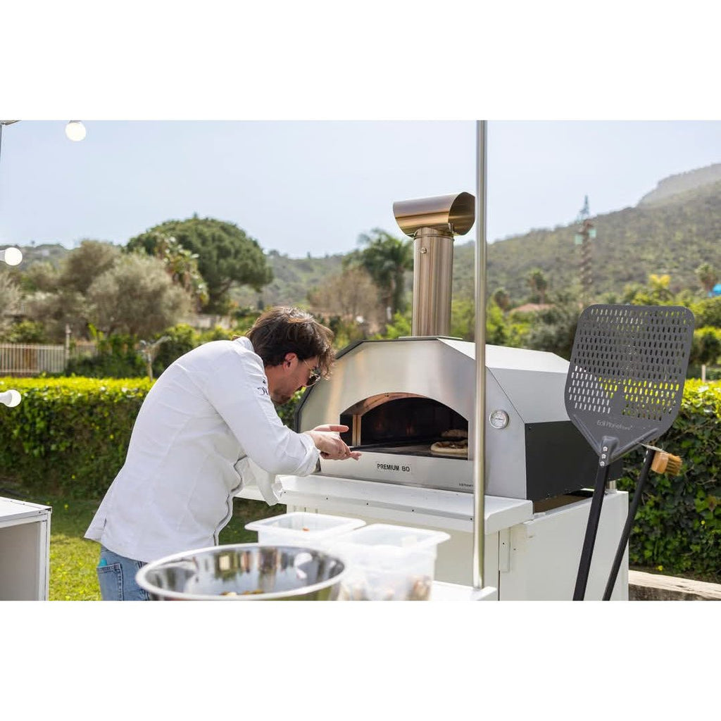 Edil Planet Forni® VULCANO Holz- und Gaspizzaofen für 5 Pizzen