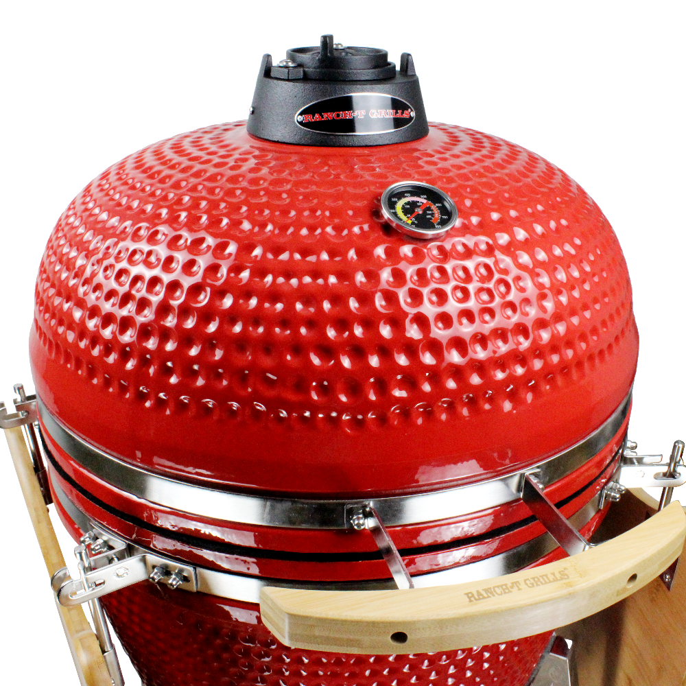 RANCH-T® Kamado-Grill - Classic 24 Zoll - mit Drehspieß