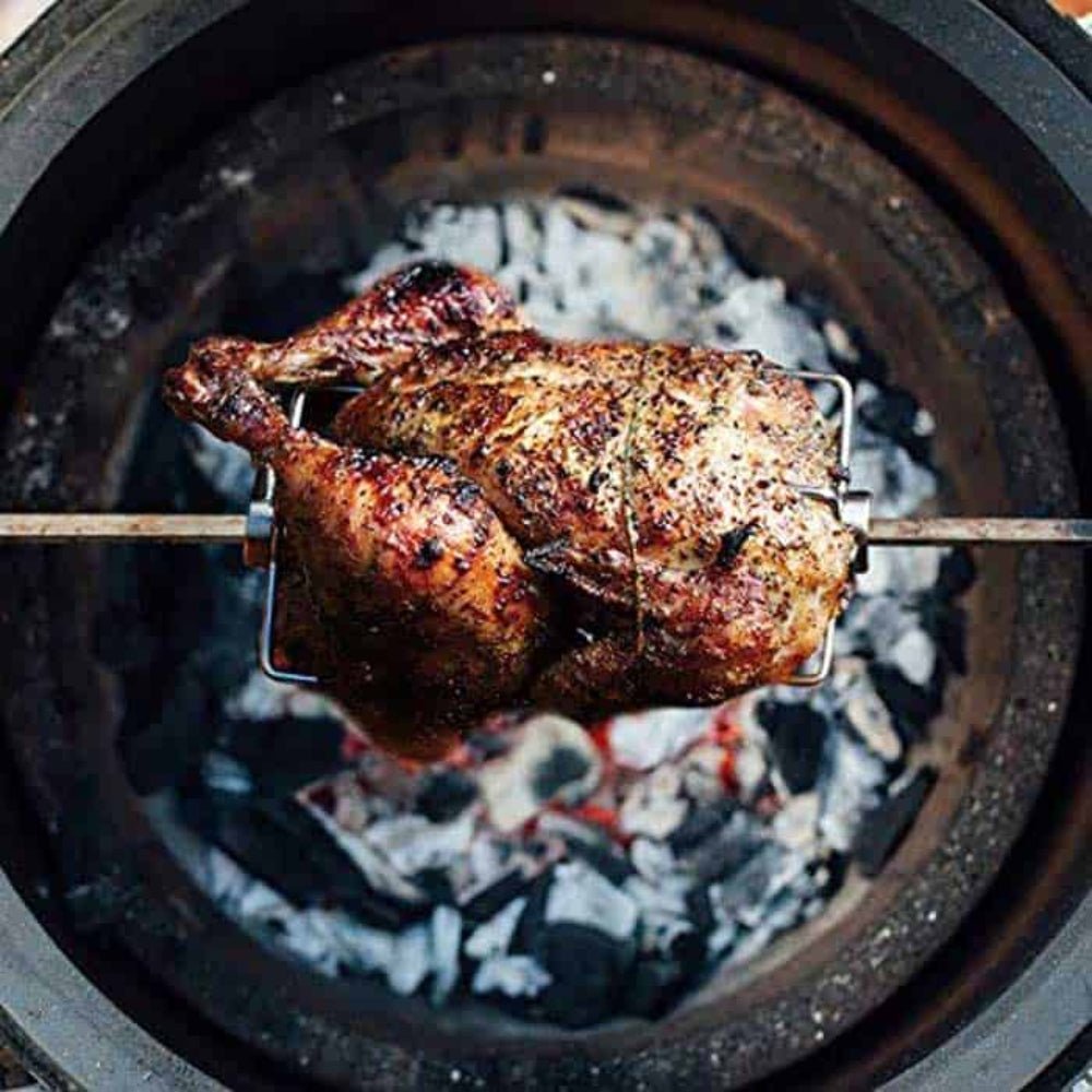 RANCH-T® Kamado-Grill - Classic 24 Zoll - mit Drehspieß