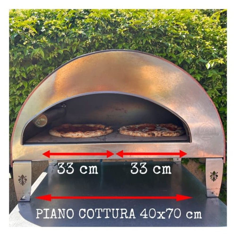 Pizza Party® Emozione Gaspizzaofen für 2 Pizzen