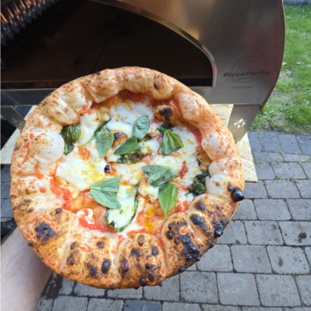 Pizza Party® Ispirazione Gaspizzaofen für 4 Pizzen