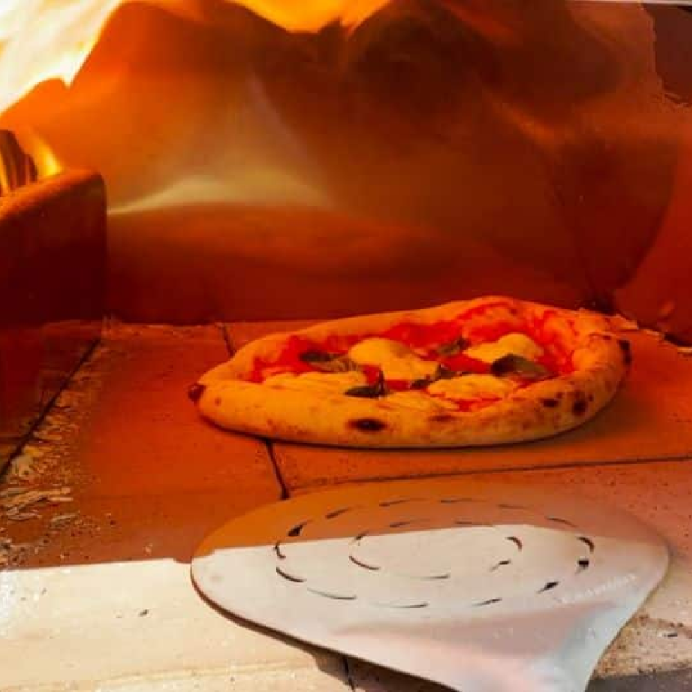 Pizza Party® Pizzone 70 x 90 Holz-Pizzaofen für 4 Pizzen
