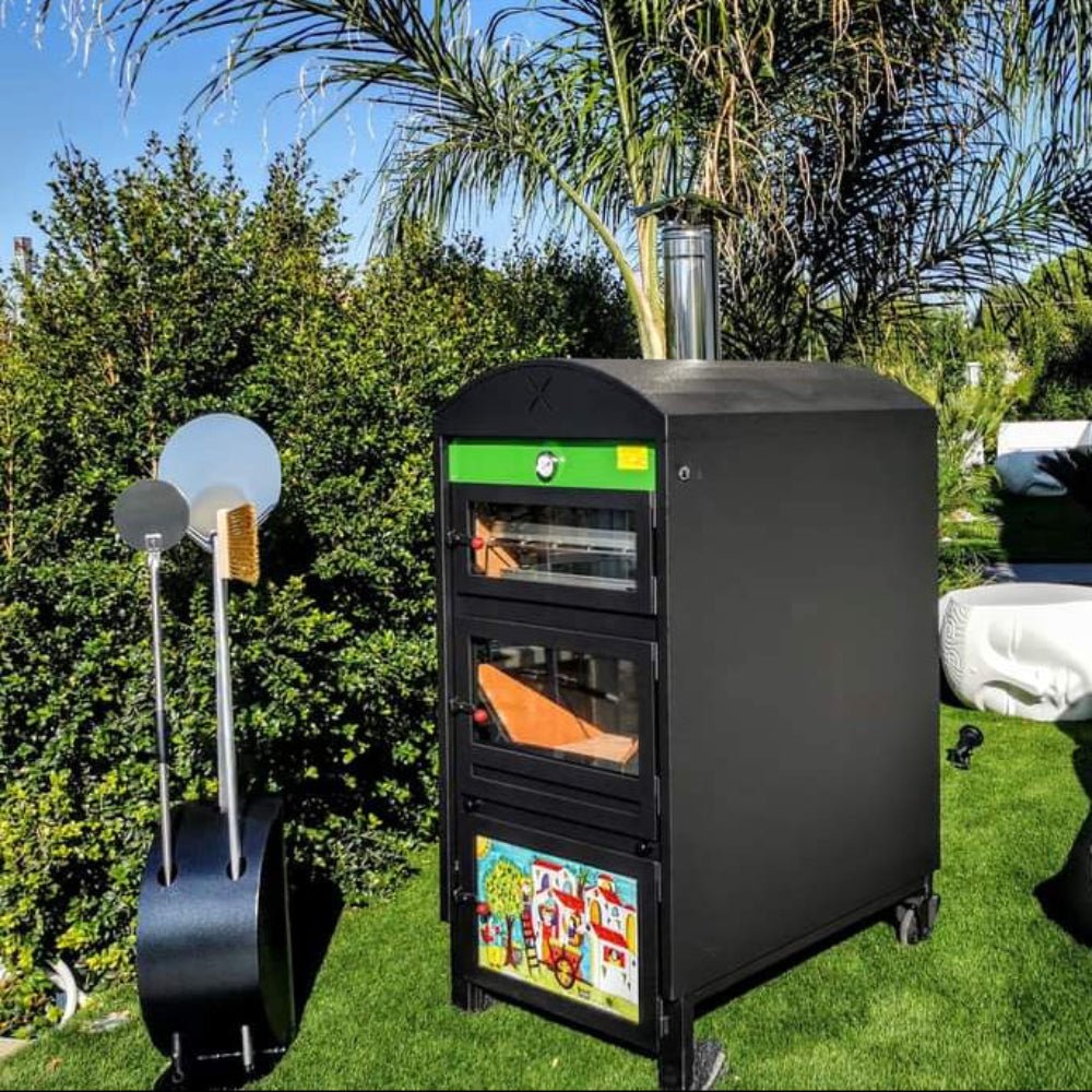 Edil Planet Forni® Forno Della Nonna Holzbackofen mit Doppelglastür