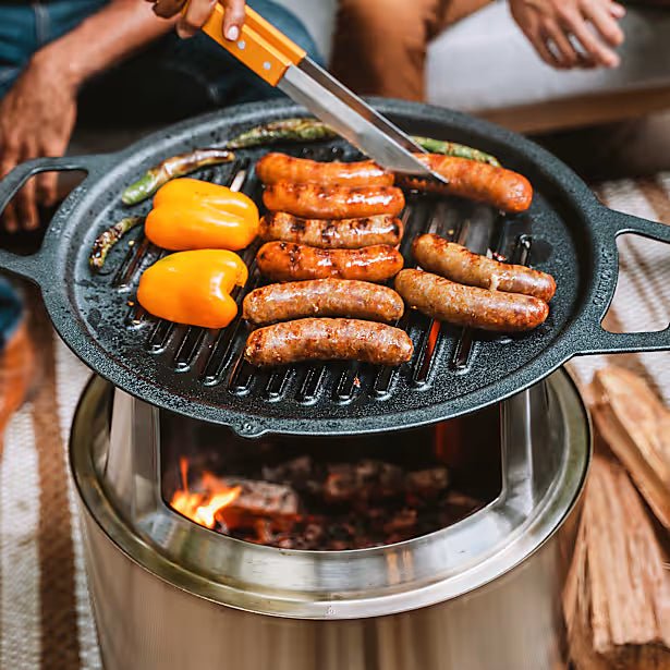 Solo Stove® Bonfire Gusseisen-Grillrost mit Halterung