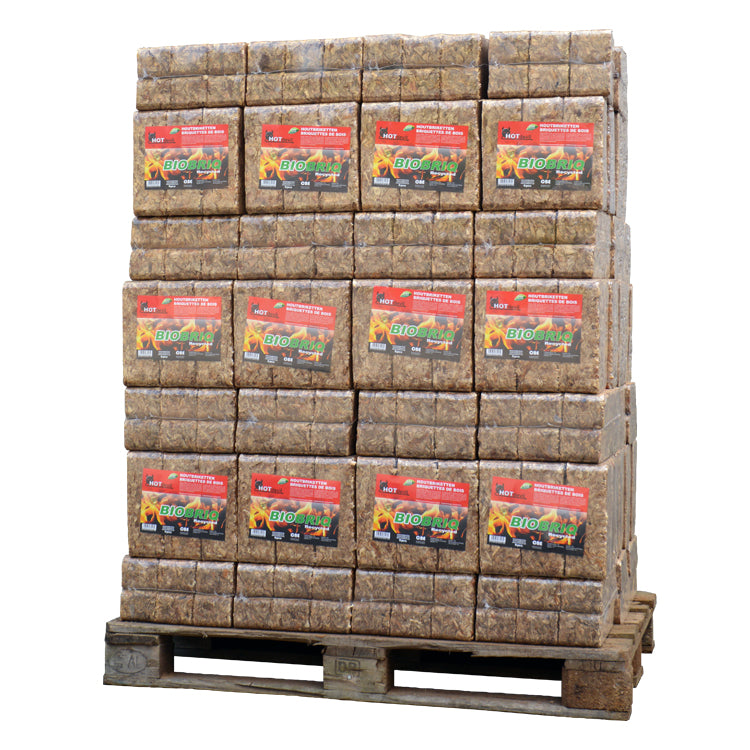 Palette Holzbriketts BioBriq MegaRuf (972 kg)