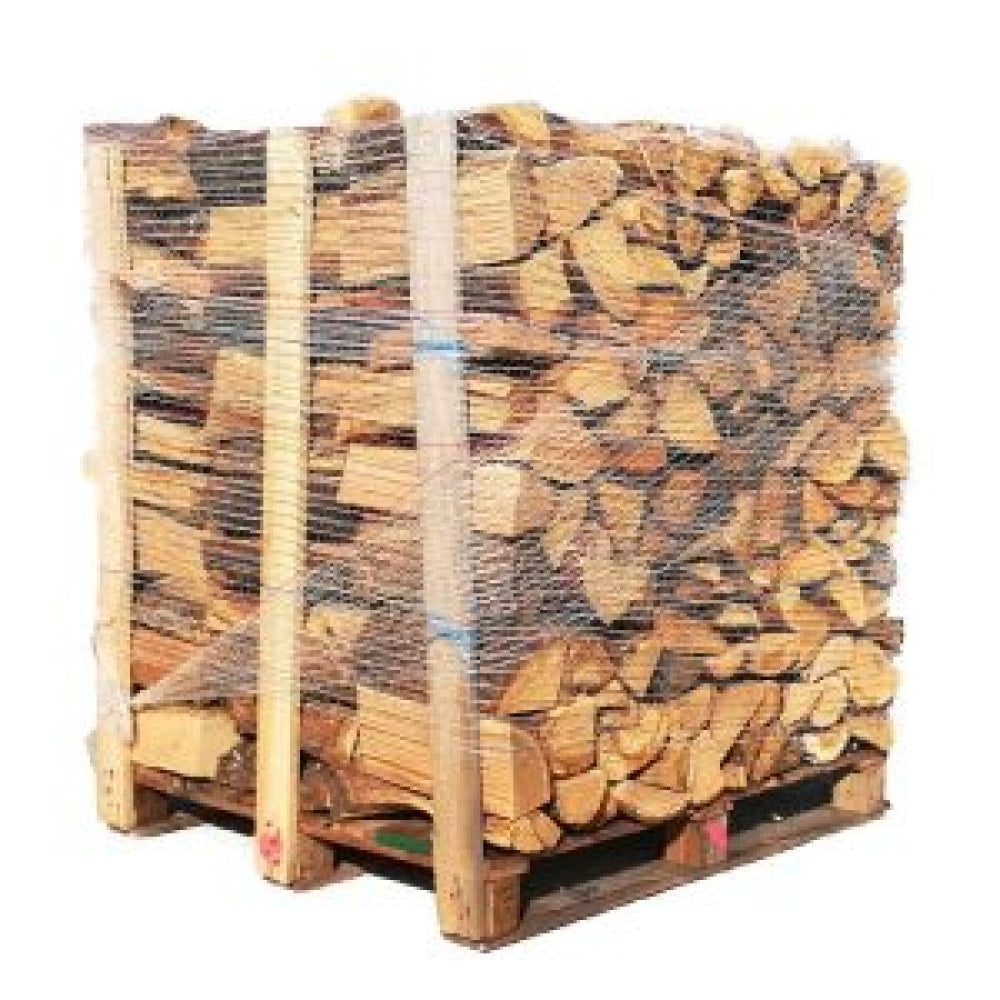 Paletten (2 Weißeiche + 2 Buche/Hainbuche) – Scheite 40 cm
