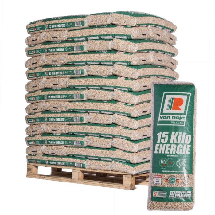 Palette Pellet Van Roje – 71 Säcke à 15 kg