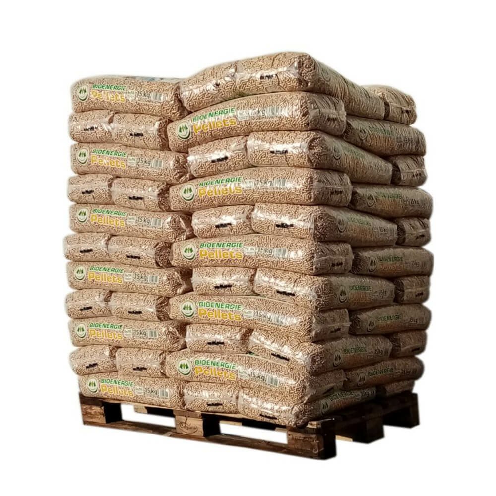 Pellet Bio Energie – Palette mit 66 Säcken à 15 kg