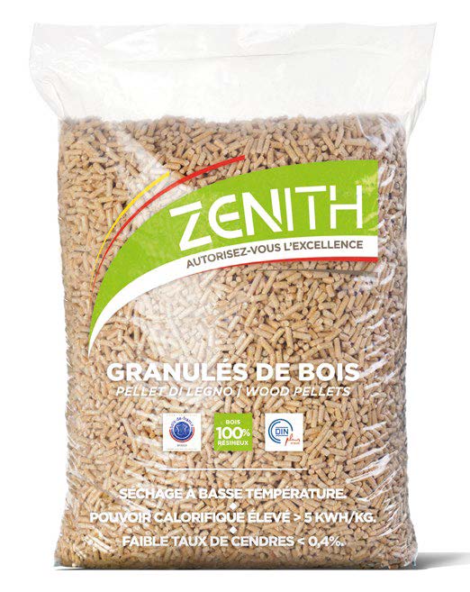 Holzpellets Zenith Piveteau – Palette mit 72 Säcken à 15 kg