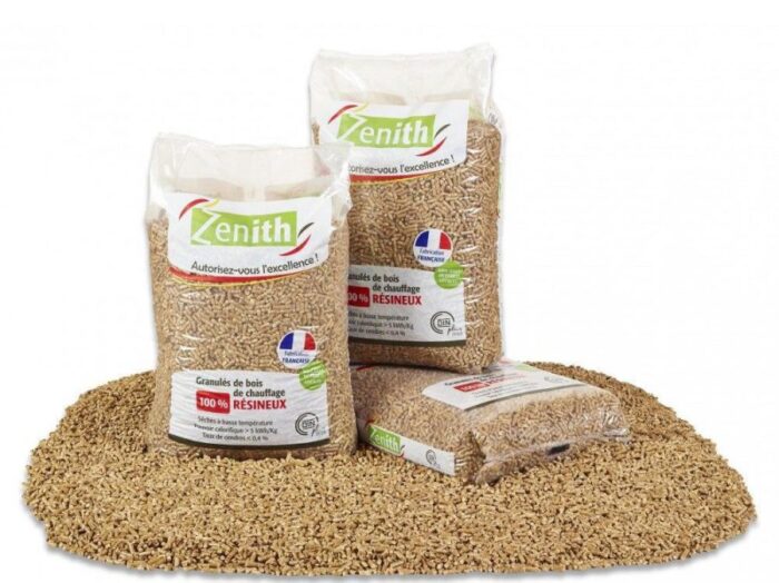 Holzpellets Zenith Piveteau – Palette mit 72 Säcken à 15 kg